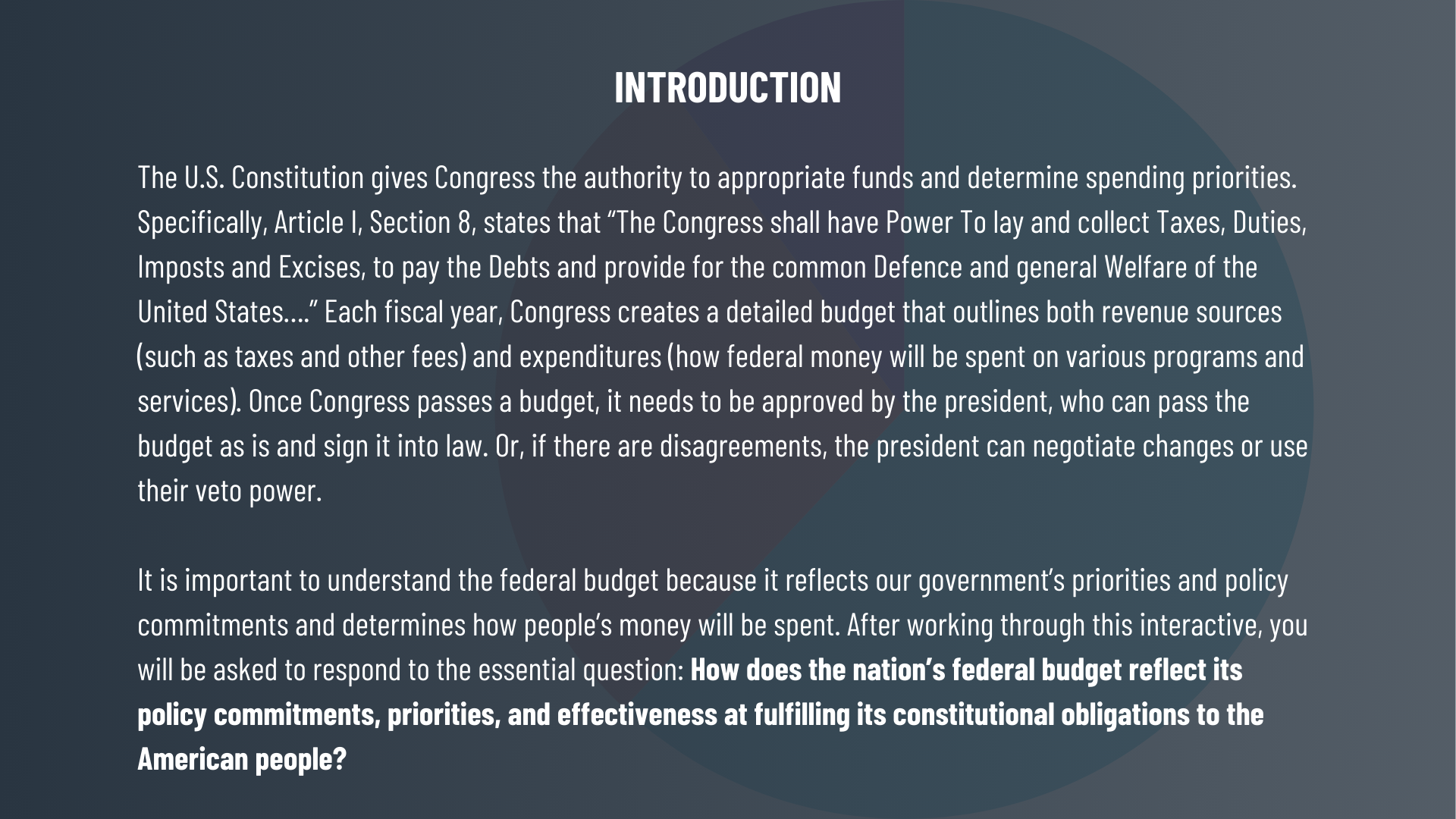 Introduction text